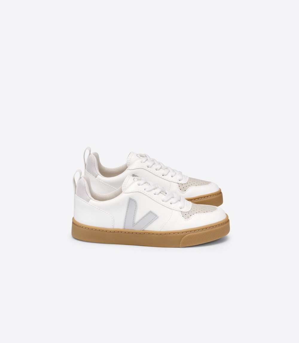 Veja Sneakers Copii - V-10 Lace Cwl - Albi/Bej - 5380197-FL